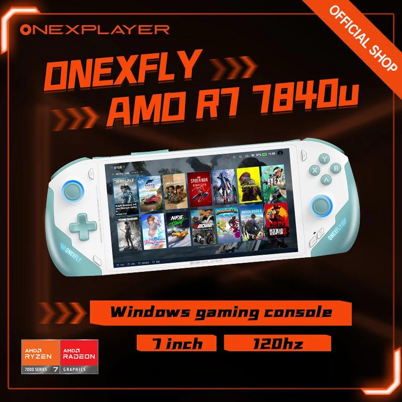 OneXPlayer OneXFly AMD Ryzen7 7840U, 7 ġ PC  ܼ, 32G + 1TB/2TB, WiFi6 ž, IPS ũ ̴ PC, ǰ